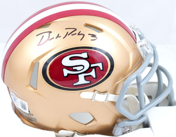 Brock Purdy Autographed San Francisco 49ers Speed Mini Helmet- Beckett –  The Jersey Source