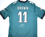 A.J. Brown Autographed Philadelphia Eagles Green Nike Game Jersey - Beckett W Hologram *Silver Image 1