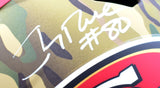 Jerry Rice Autographed San Francisco 49ers F/S Camo Speed Helmet - Fanatics *White Image 2