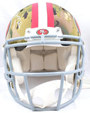 Joe Montana Jerry Rice Autographed San Francisco 49ers F/S Camo Speed Authentic Helmet - Fanatics *White Image 5