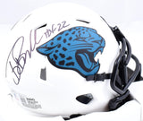 Tony Boselli Autographed Jacksonville Jaguars Lunar Speed Mini Helmet w/HOF-Beckett W Hologram *Black Image 1