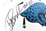 Tony Boselli Autographed Jacksonville Jaguars Lunar Speed Mini Helmet w/HOF-Beckett W Hologram *Black Image 2