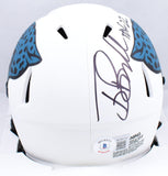 Tony Boselli Autographed Jacksonville Jaguars Lunar Speed Mini Helmet w/HOF-Beckett W Hologram *Black Image 3