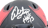 Warren Sapp Autographed Buccaneers Eclipse Speed Mini Helmet w/HOF - Beckett W Hologram *Silver Image 2