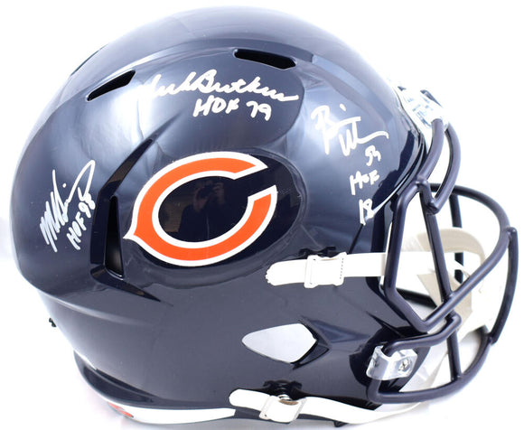 Brian Urlacher Chicago Bears Autographed Riddell Speed Replica