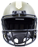 Brian Urlacher Autographed Chicago Bears F/S Salute to Service Speed Helmet w/ HOF -Beckett W Hologram *Orange Image 4