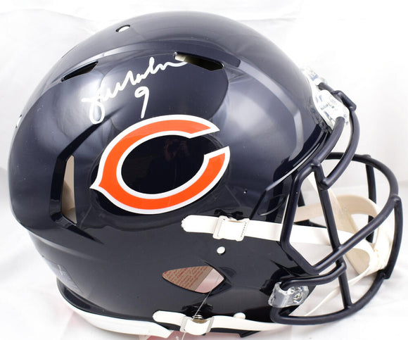Jim McMahon Autographed Chicago Bears F/S Speed Authentic Helmet - Beckett W Hologram *Silver Image 1