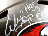 Warren Sapp Autographed Tampa Bay Buccaneers F/S 97-13 Speed Helmet w/3 insc.-Beckett W Hologram *White Image 3