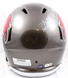 Warren Sapp Autographed Tampa Bay Buccaneers F/S 97-13 Speed Helmet w/3 insc.-Beckett W Hologram *White Image 5
