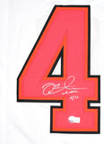 Mike Alstott Autographed White Pro Style Jersey - Beckett W Hologram *Silver Image 2