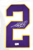 Adrian Peterson Autographed White Pro Style Jersey-Beckett W Hologram *Silver Image 2