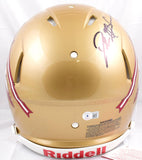 Deion Sanders Autographed Florida State Seminoles F/S 2014 Speed Authentic Helmet - Beckett W Hologram *Black Image 3