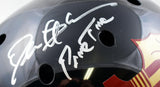 Deion Sanders Autographed Florida State F/S Black Schutt Helmet w/Prime Time-Beckett W Hologram *Silver Image 2