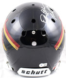 Deion Sanders Autographed Florida State F/S Black Schutt Helmet w/Prime Time-Beckett W Hologram *Silver Image 3