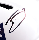 Trevon Diggs Stefon Diggs Autographed NFL F/S Speed Helmet- Beckett W Hologram *Black Image 2