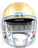 Michael Mayer Autographed Notre Dame F/S Shamrock Speed Helmet w/Play Like a Champ -Beckett W Hologram *Black Image 5