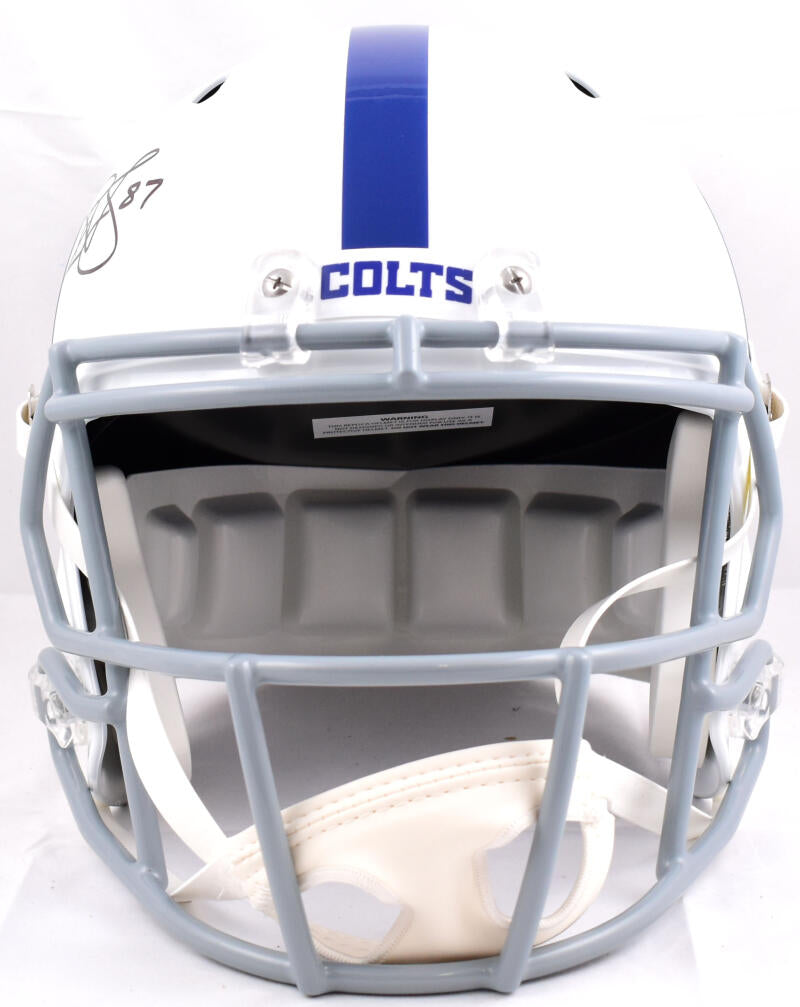 Reggie Wayne Indianapolis Colts Autographed Riddell Speed Replica