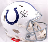 Reggie Wayne Autographed Indianapolis Colts F/S 2020 Authentic Speed Helmet- PSA *Black Image 1