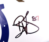 Reggie Wayne Autographed Indianapolis Colts F/S 2020 Authentic Speed Helmet- PSA *Black Image 2