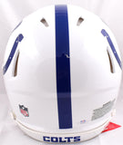 Reggie Wayne Autographed Indianapolis Colts F/S 2020 Authentic Speed Helmet- PSA *Black Image 3