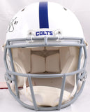 Reggie Wayne Autographed Indianapolis Colts F/S 2020 Authentic Speed Helmet- PSA *Black Image 4