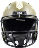 Tony Dorsett Autographed Dallas Cowboys F/S Salute to Service Speed Helmet w/America's Team-Beckett W Hologram *White Image 5