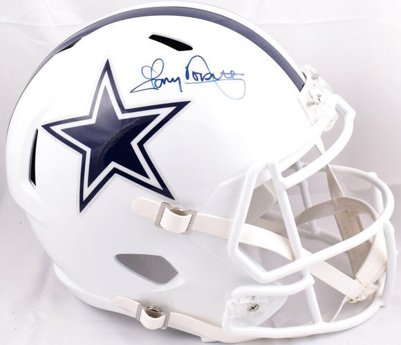 Tony Dorsett Autographed Dallas Cowboys F/S ALT 22 Speed Helmet-Beckett W Hologram *Blue Image 1