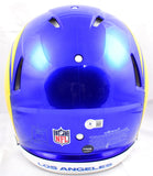 Eric Dickerson Autographed Rams F/S 2020 Speed Authentic Helmet w/HOF *thin - Beckett W Hologram *Black Image 3