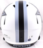 Emmitt Smith Autographed F/S Dallas Cowboys Lunar Speed Helmet-Beckett W Hologram *Blue Image 3