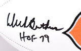 Mike Singletary Dick Butkus Autographed Chicago Bears Logo Football w/ HOF- Beckett W Hologram Image 3
