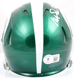 Magic Johnson Autographed Michigan State Spartans Flash Speed Mini Helmet - Beckett W Hologram *White Image 3