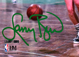 Larry Bird Autographed Boston Celtics 8x10 Dribbling Photo-Beckett W Hologram *Green Image 2