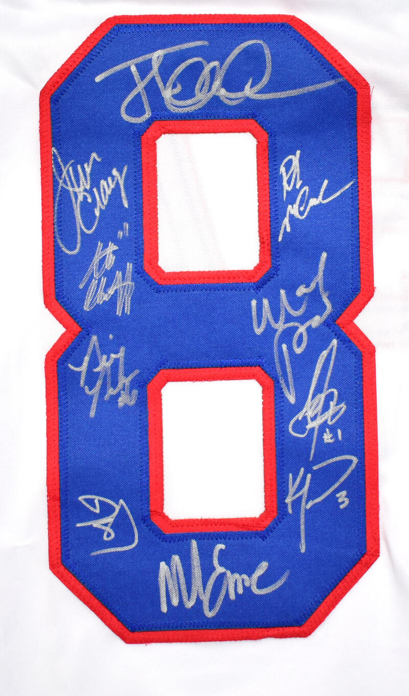 Autographed/Signed Mark Pavelich White Team USA Miracle On Ice