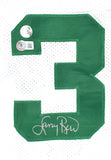 Larry Bird Autographed White Pro Style STAT Jersey-Beckett W Hologram *Silver  Image 2