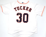 Kyle Tucker Autographed Houston Astros Nike White Jersey-Beckett Hologram *Silver Image 1