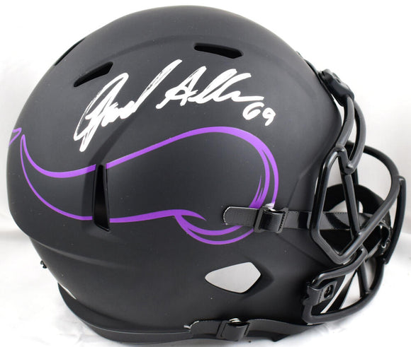 Jared Allen Autographed Minnesota Vikings F/S Eclipse Speed Helmet-Beckett W Hologram *Silver Image 1