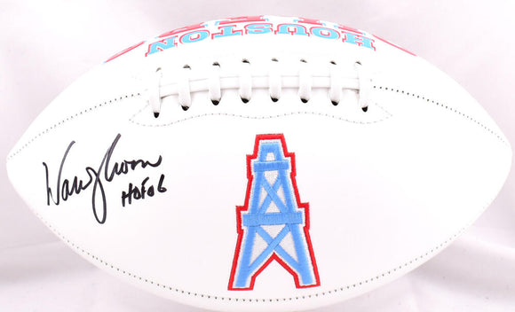 Warren Moon Autographed Signed Houston Oilers Speed Alt Mini