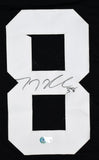 TJ Hockenson Autographed Black College Style Jersey *M8- Beckett W Hologram *Black Image 2