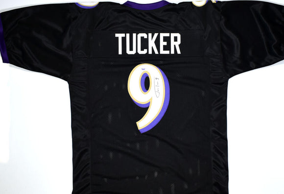 Justin Tucker Autographed White College Style Jersey- Beckett W Hologr –  The Jersey Source