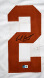 Earl Campbell Autographed White College Style Jersey *Light - Beckett W Hologram *Black Image 2
