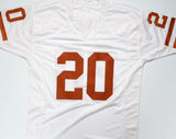 Earl Campbell Autographed White College Style Jersey *Light - Beckett W Hologram *Black Image 3