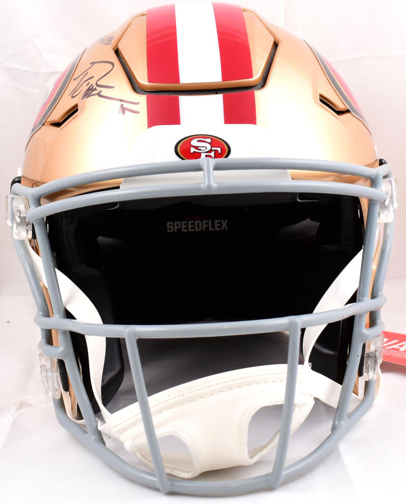 George Kittle Signed 49ers Authentic Lunar Speed Flex Helmet BAS – Denver  Autographs