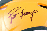 Brett Favre Autographed Packers F/S Speed Authentic Helmet-Beckett Hologram *Black Image 2