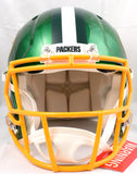 Brett Favre Autographed Packers F/S Flash Speed Authentic Helmet-Beckett Hologram *Gold Image 4