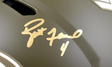 Brett Favre Autographed Packers F/S Salute to Service Speed Authentic Helmet-Beckett Hologram *Gold Image 2