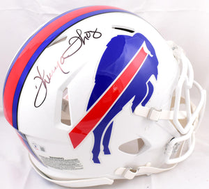 Thurman Thomas Autographed Buffalo Bills 2021 F/S Speed Authentic Helmet-Beckett W Hologram *Black Image 1