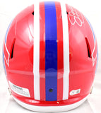 Jim Kelly Autographed Buffalo Bills F/S 87-01 Speed Helmet-Beckett W Hologram *Silver Image 3