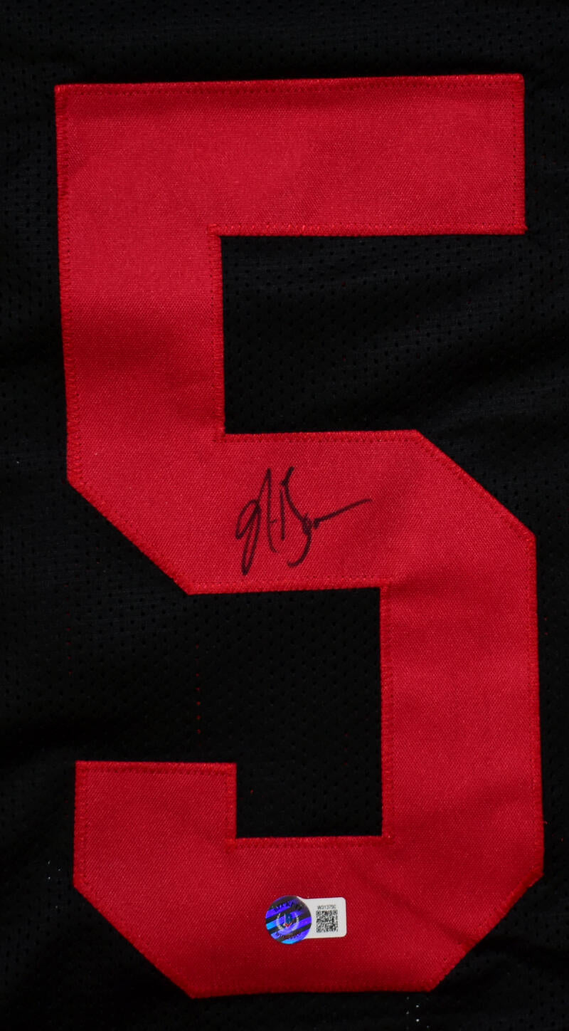 The Jersey Source Autographs NaVorro Bowman Autographed Red Pro Style Jersey- Beckett W Hologram *Black