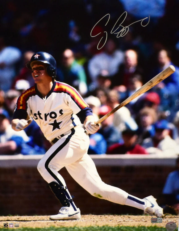 Craig Biggio Autographed Houston Astros 16x20 Batting Photo