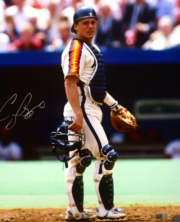 Craig Biggio Autographed Houston Astros 16x20 Catcher Photo- Tristar *Silver Image 1